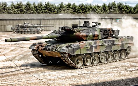 Download Wallpapers Leopard 2pl German Main Battle Tank Modern Tanks ...