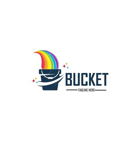 Premium Vector | Bucket logo design