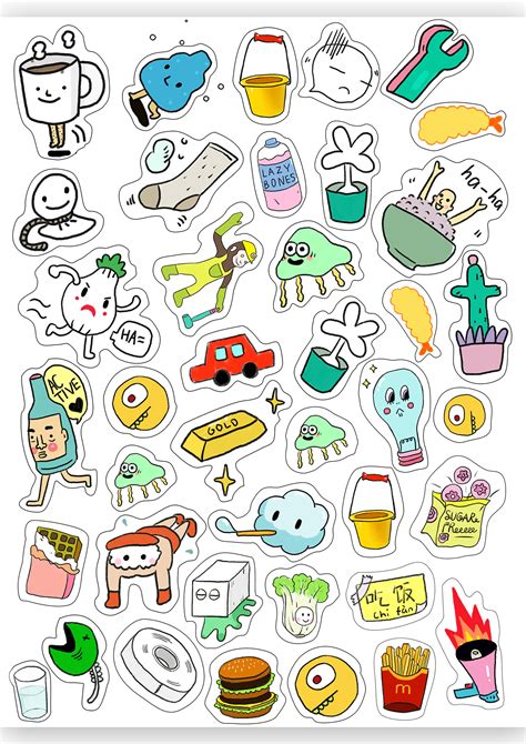 small stickers :: Behance