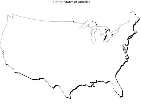 Blank U.s. Map Worksheet