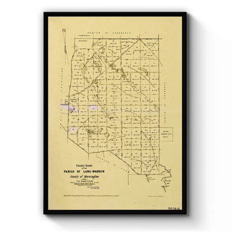 Langwarrin, Victoria Australia Vintage Map #7 (1859) – Vintage Maps