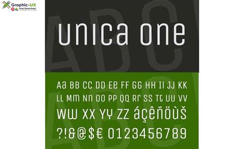 Unica One Font – GraphicUX