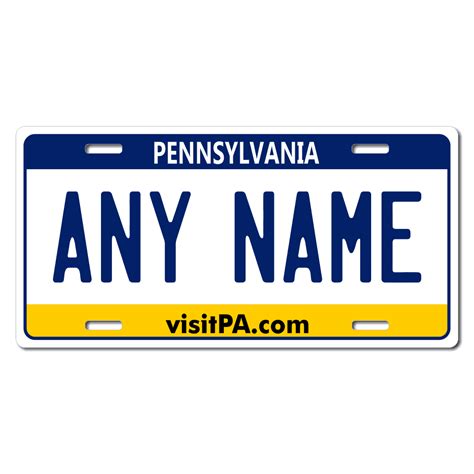 Pennsylvania Replica State License Plate for Bikes, Bicycles, ATVs ...