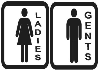 Ladies And Gents Toilet Signs - ClipArt Best