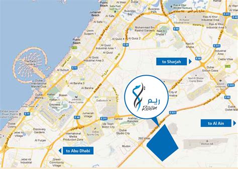 Emaar Arabian Ranches Townhouses Dubai - Location Map