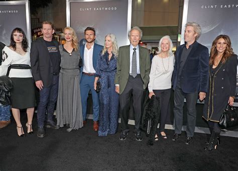 Clint Eastwood's Large Family Together at Movie Premiere