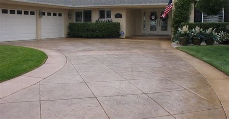 Stamped Concrete Driveways - The Concrete Network