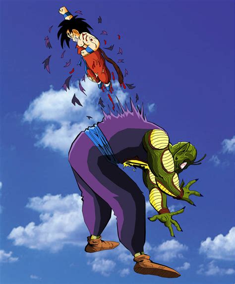 Kid Goku kills King Piccolo by eggmanrules on DeviantArt