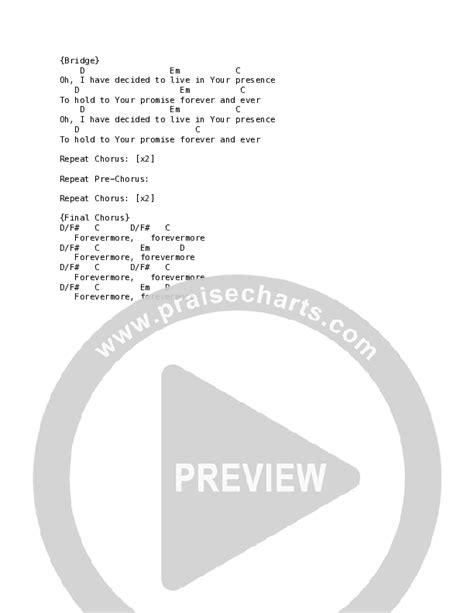 Forevermore Chords PDF (Local Sound) - PraiseCharts