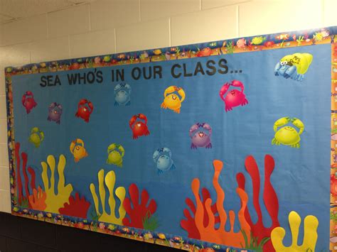 My beach theme classroom: bulletin board | Ocean theme classroom, Beach ...