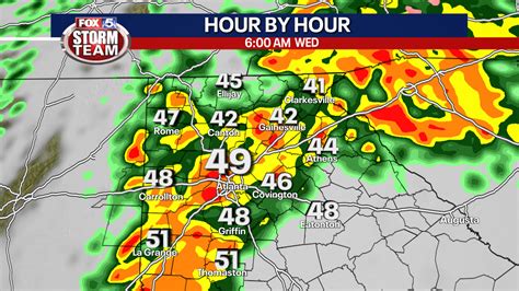 Heavy rain to return to north Georgia Wednesday | FOX 5 Atlanta