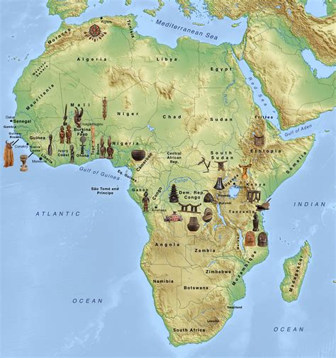 Geography Map Of Africa