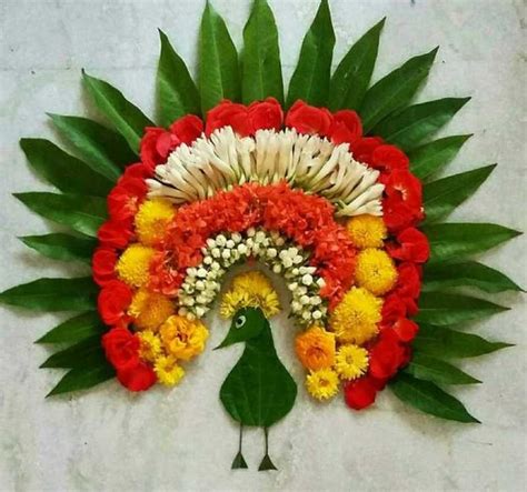 15 Best Flower Rangoli Designs Ideas For Pongal 2021