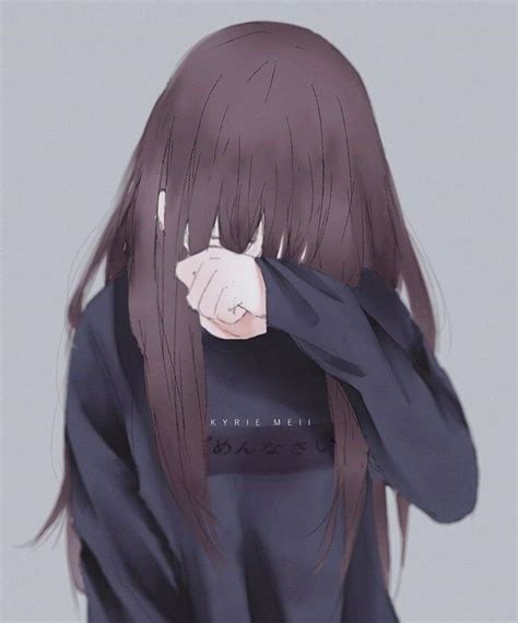 anime girl crying Blank Template - Imgflip