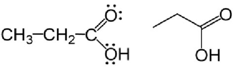 Propionic Acid Structure