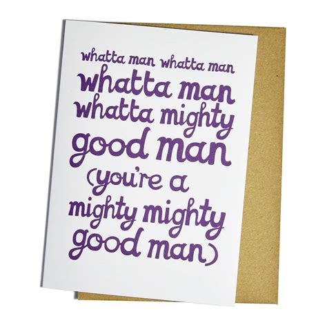 'whatta man' card by lovely jojo's | notonthehighstreet.com