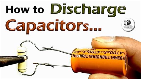 How to Discharge Capacitor safely with resistor - YouTube