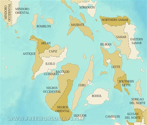 Visayas Maps, Philippines