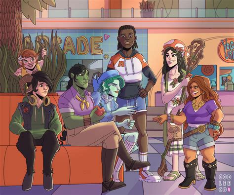 A Mall Hangout ft The Seven (Fanart) : r/Dimension20