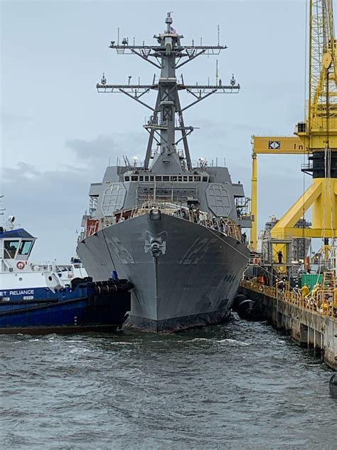 Navy to Christen Guided-Missile Destroyer Jack H. Lucas - Seapower