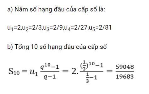 Cấp Số Nhân Là Gì? Công Thức Tính Tổng Cấp Số Nhân Và Bài Tập | Blog Hồng