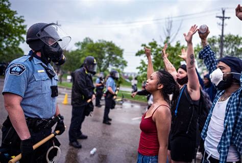 I can't get past the differences between the Minneapolis BLM protest ...