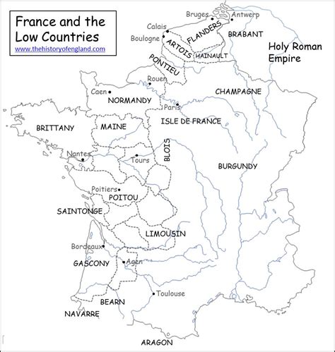 Maps: 1327 – 1453 – The 100 Years War – The History of England