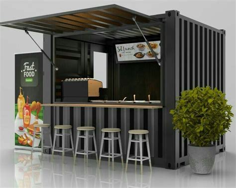 Pin by Abraham Peter on Projects to try | Container cafe, Container ...