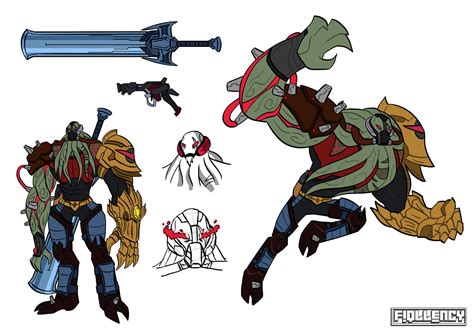 Vilgax (Redesign) by Fiqllency on DeviantArt in 2021 | Ben 10 comics ...