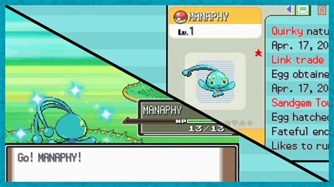 [Live] Shiny Ranger Manaphy after only 134 egg hatches in Pokémon ...