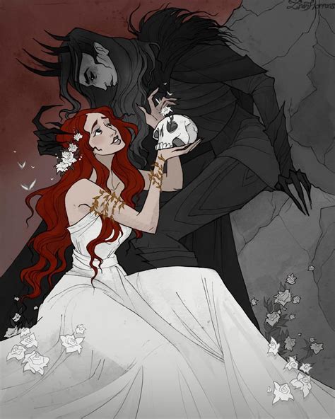 Persephone and hades fanart - ebsalo