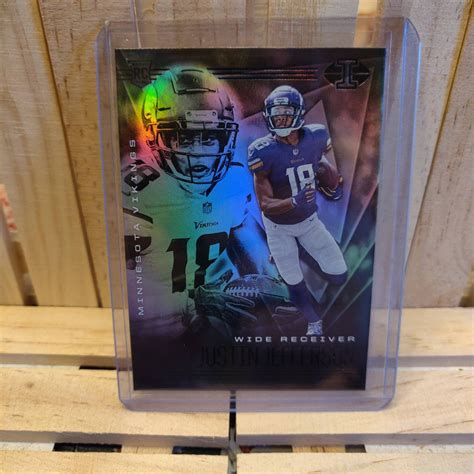 Justin Jefferson Rookie RC 2020 Illusions Football Card | Etsy