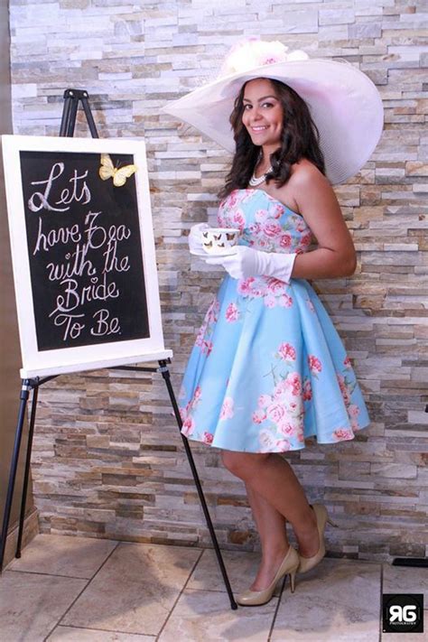 Tea party Bridal shower. The bride to be outfit. Tea party dress Tea ...