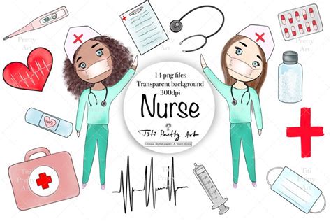 Nurse Clipart | Doctor Clipart | Medical Illustrations