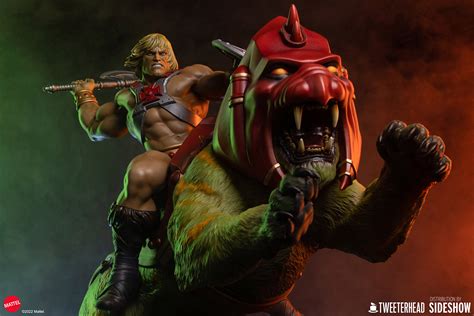 ArtStation - He-Man & Battle Cat Classic Deluxe Maquette by Tweeterhead