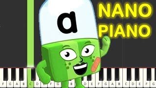 Alphablocks Theme Song EASY Piano Tutorial Acordes - Chordify