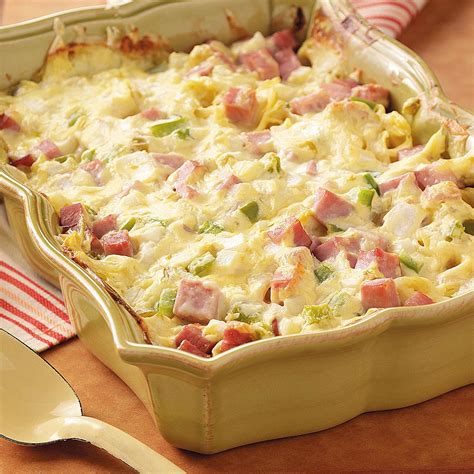 Ham and Swiss Casserole Recipe | Taste of Home