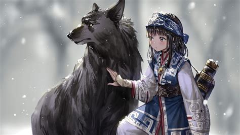 fantasy art, anime, winter, artwork, mythology, clothing, costume, HD ...