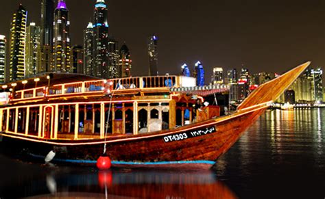 Dhow Cruise Dinner In Creek | Dubai Adventures - Tours And Safaris