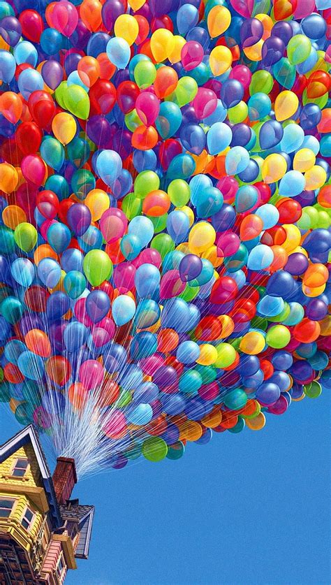 Sky, Up, Moon, House, Balloon, Cloud, Movie, Up (Movie), HD wallpaper ...