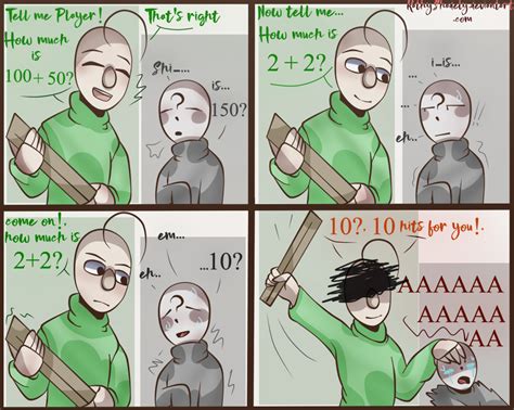 Baldi's basics, baldi-player (mini comic XD). by KathyShadely on DeviantArt