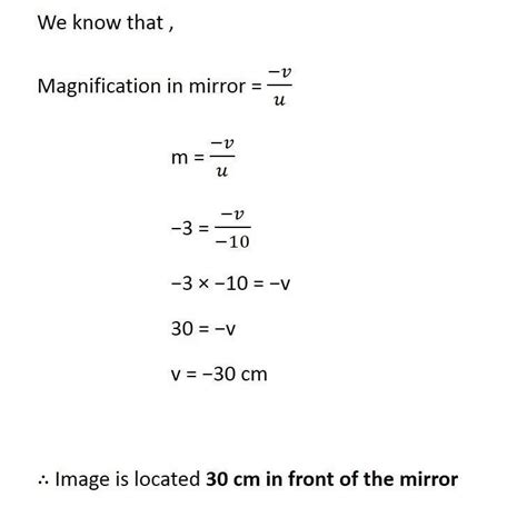 A MIRROR PRODUCES MAGNIFICATION-2/3 - Brainly.in