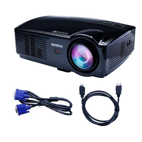 WiMiUS T4 Video Projector HD 1080P Portable LED 3200 Lumens