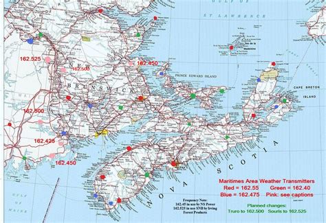 Printable Map Of The Maritimes