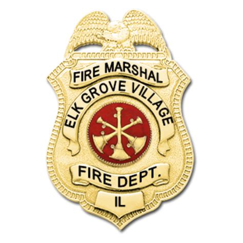 Fire Marshal Badge-EGFD-SW-S95