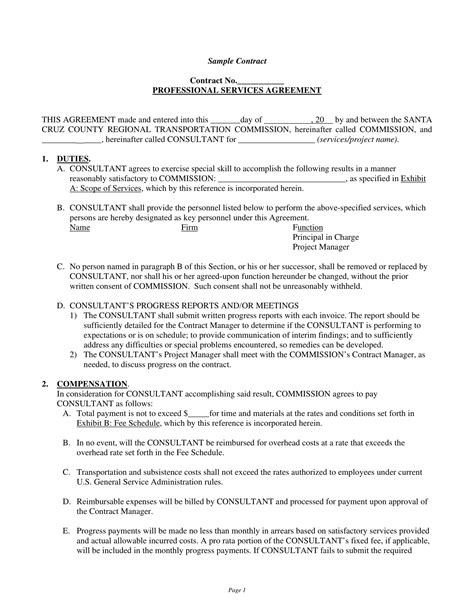 Service Agreement Contract - 11+ Examples, Format, Pdf, Tips