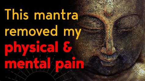 Buddhist Mantra For Healing all Sufferings, Pain and Depression ...