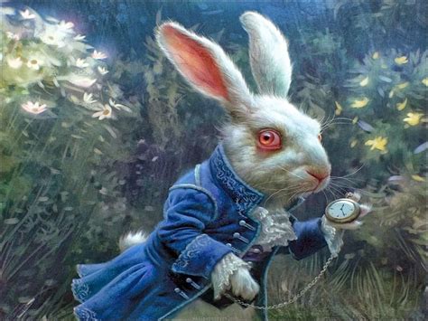 Alice in Wonderland 2010, movie, blue, bunny, fantasy, Alice in ...