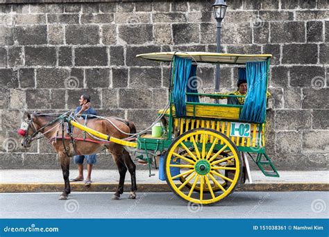 Waiting Kalesa At Borgas Museum Royalty-Free Stock Photo ...