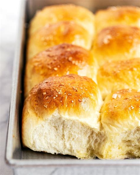 Soft and fluffy butter dinner rolls - they're actually stuffed with ...